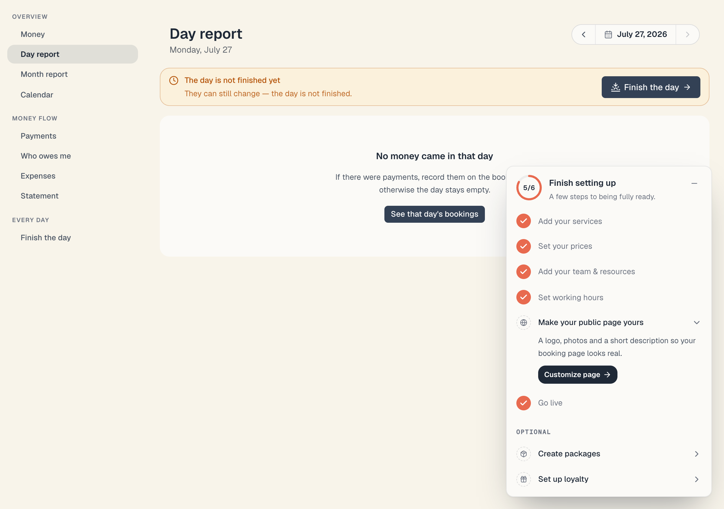 The Day report: the big figure, the comparison, «How the money came in» and the three tiles